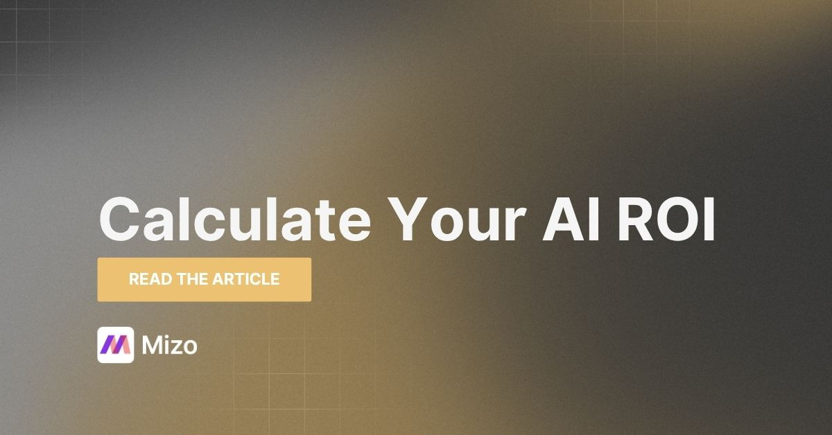 Featured image for "The Real ROI of AI Service Desk Automation for MSPs" - MSP automation and AI agent insights from Mizo service desk experts
