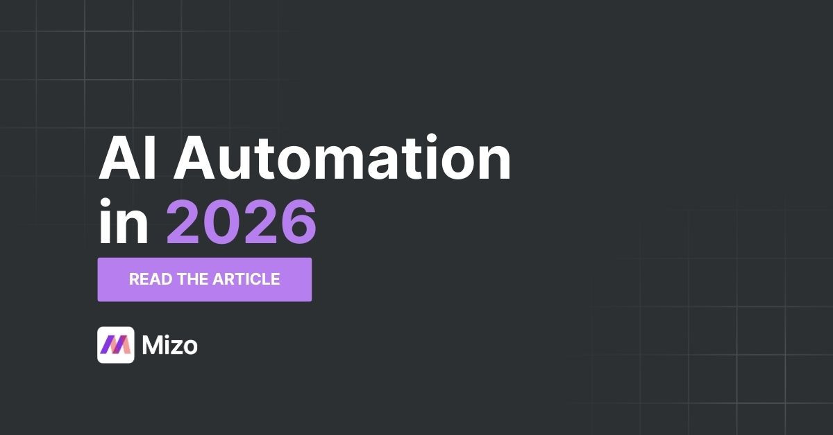Featured image for "AI Automation for MSPs: The Complete 2026 Guide" - MSP automation and AI agent insights from Mizo service desk experts