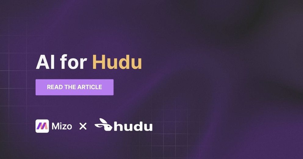 Featured image for "Hudu API Guide: Building AI-Powered Documentation Workflows for MSPs" - MSP automation and AI agent insights from Mizo service desk experts