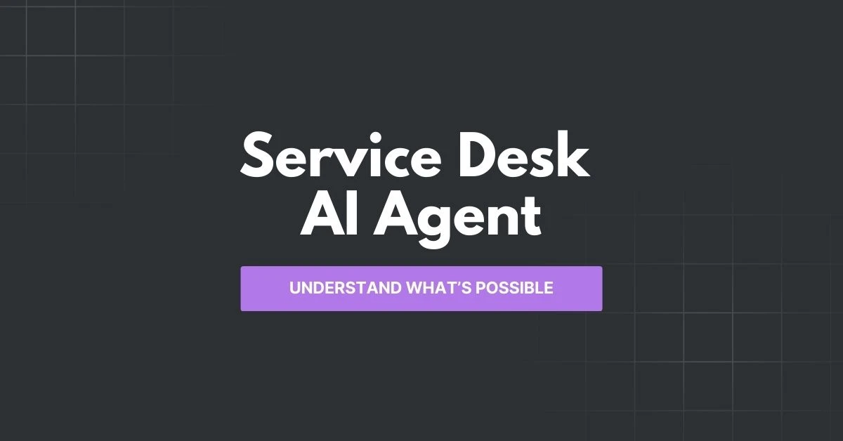 Featured image for "Service Desk AI Agents: The Complete Guide for MSPs" - MSP technology and AI agent automation insights from Mizo platform experts