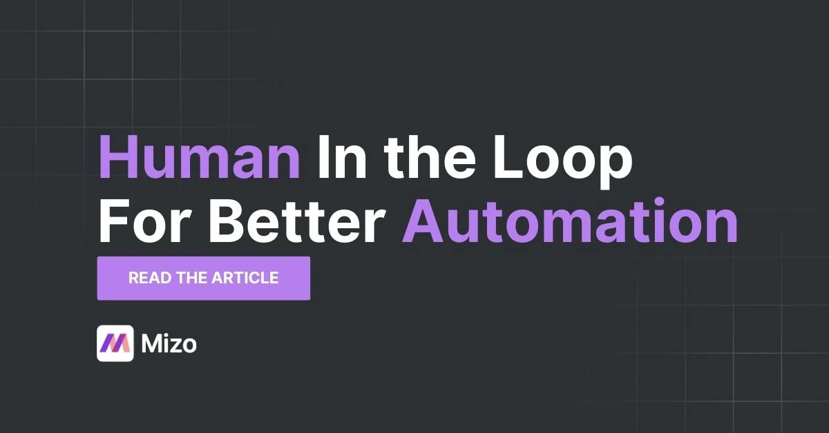 Featured image for "Human-in-the-Loop: How MSPs Govern Autonomous AI Without Slowing It Down" - MSP technology and AI agent automation insights from Mizo platform experts