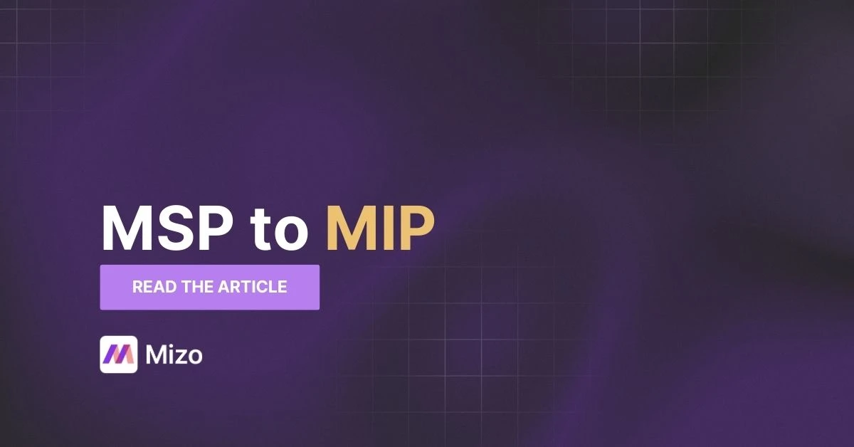 Featured image for "What Is a Managed Intelligence Provider (MIP)? " - MSP technology and AI agent automation insights from Mizo platform experts