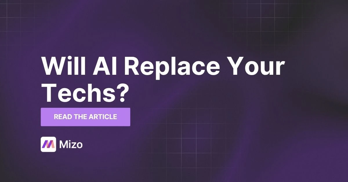 Featured image for "AI Replace Your Techs? Here's What MSPs Are Actually Seeing" - MSP technology and AI agent automation insights from Mizo platform experts