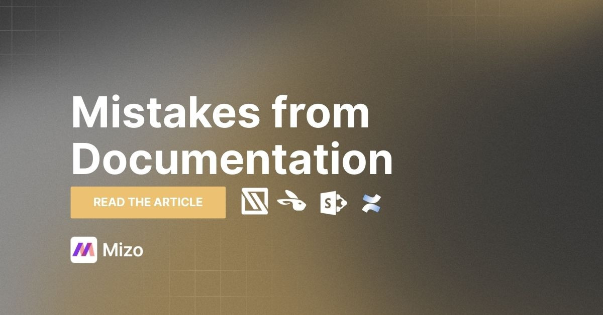 Featured image for "The 7 Mistakes to Avoid in IT Documentation and How to Fix Them" - MSP automation and AI agent insights from Mizo service desk experts