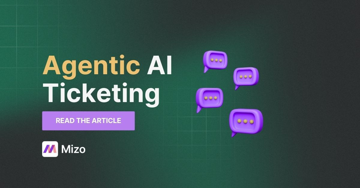 Featured image for "What is an Agentic Service Desk? The Future of IT Support" - MSP automation and AI agent insights from Mizo service desk experts