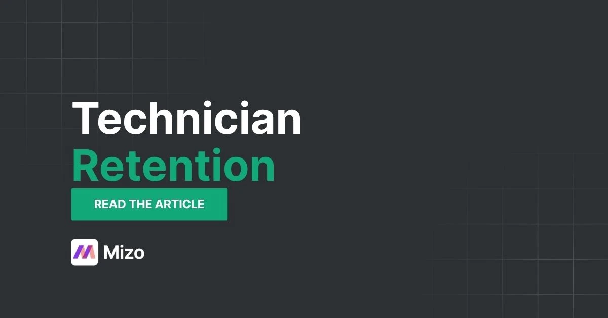 Featured image for "Why MSP Technician Retention Starts at the Service Desk" - MSP technology and AI agent automation insights from Mizo platform experts