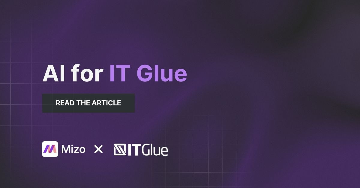 Featured image for "How Documentation Automation Turns IT Glue and Hudu Into Scaling Engines" - MSP automation and AI agent insights from Mizo service desk experts