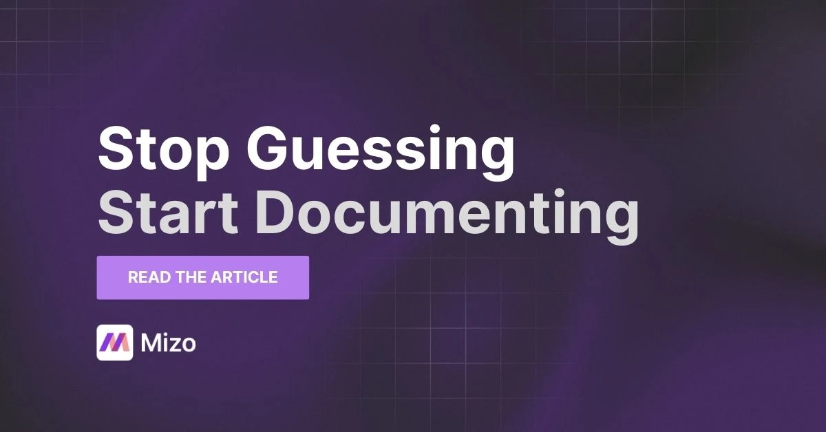 Featured image for "Documentation: The Secret Weapon Every MSP Needs" - MSP technology and AI agent automation insights from Mizo platform experts