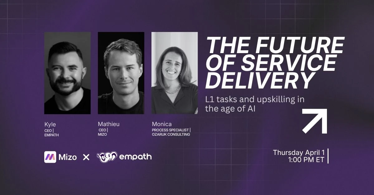 Featured image for "What Happens to Your Technicians When AI Takes Over L1?" - MSP technology and AI agent automation insights from Mizo platform experts