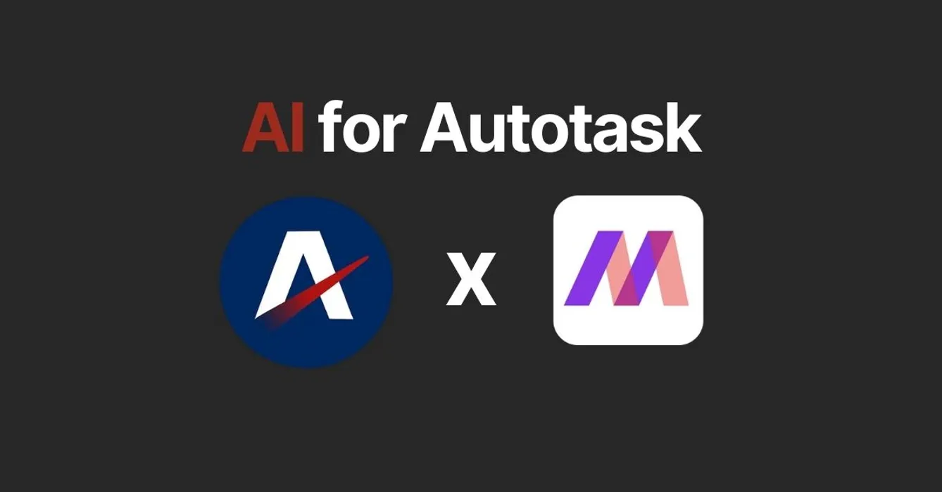 Featured image for "Mizo is now available in Autotask" - MSP automation and AI agent insights from Mizo service desk experts